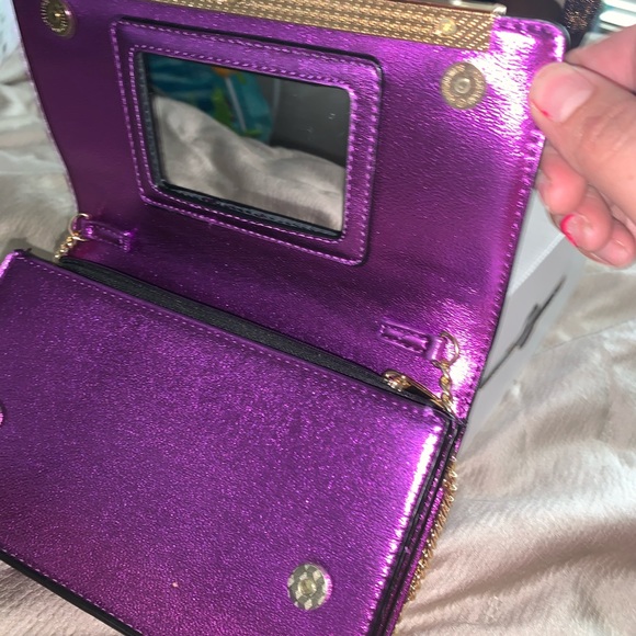 ALDO purple cheetah heels with matching bag - Picture 6 of 6